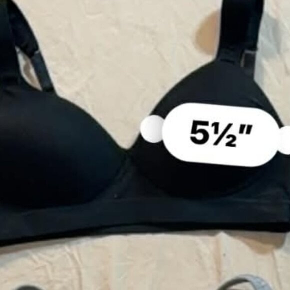 FOUR Zone Pro Lightly Padded Wireless Pullon Bras (white/grey/black) L / 34/36C - Picture 16 of 16